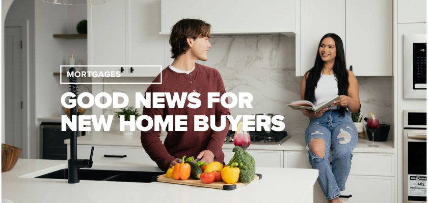 good news for new home buyers